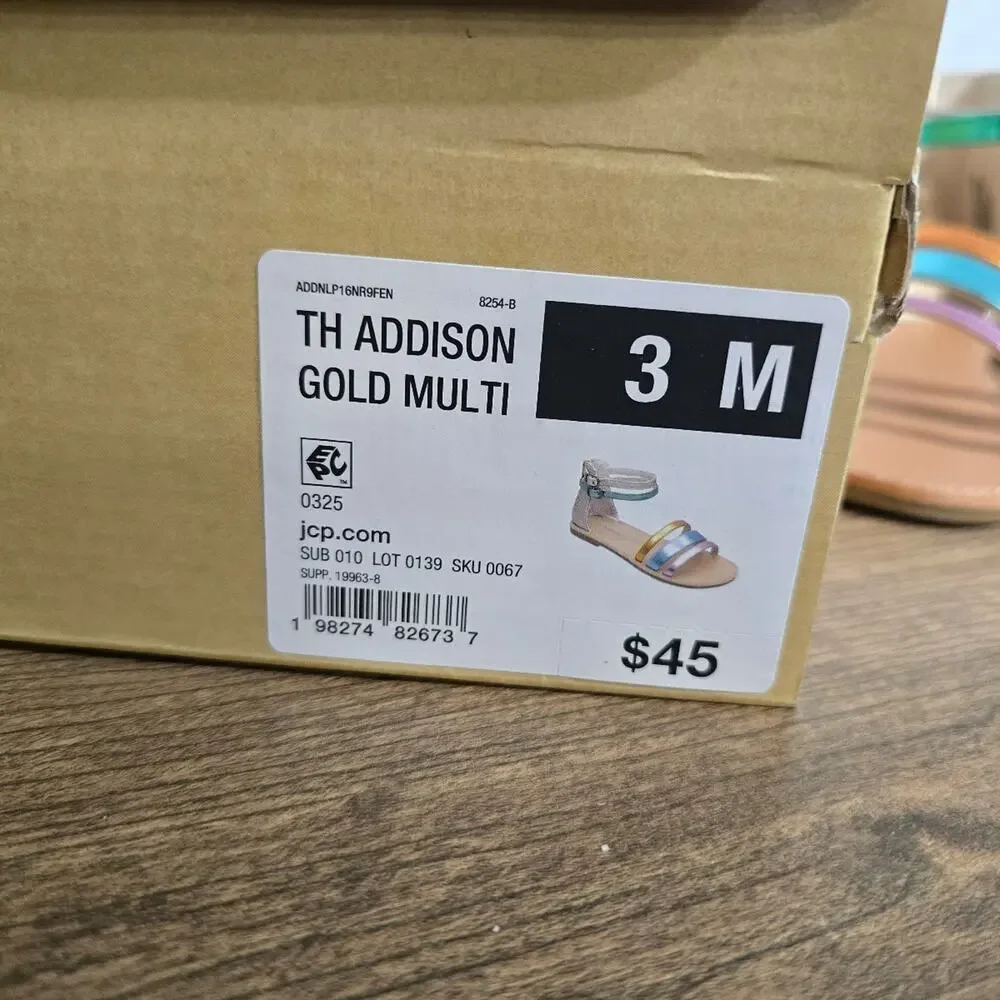 Thereabouts TH Addison Gold Multi 3M (Big Birls) NWT